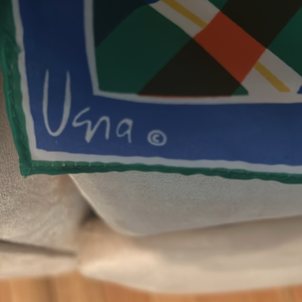 Vera by Vera Neumann 21” square Scarves - set/2 (circa 1970) - Picture 5 of 8